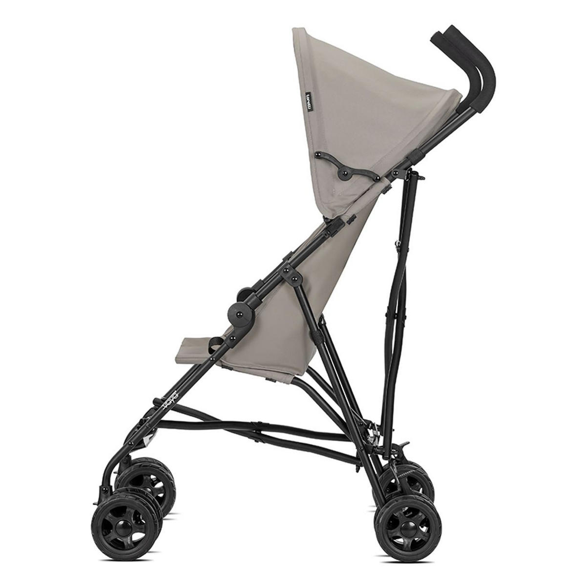 BUGGY Vaya grau verstellbares Sonnendach, klappbar, Fußstütze - Grau, Metall (80/41/97cm) - Lorelli