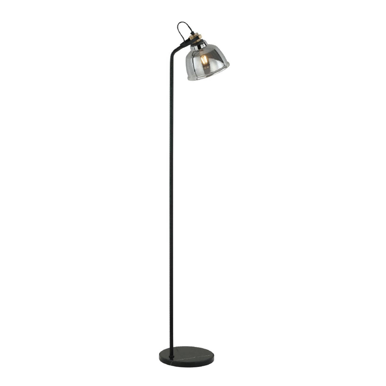 Kosilum Stehleuchte Schwarz 25x160x32.5 cm