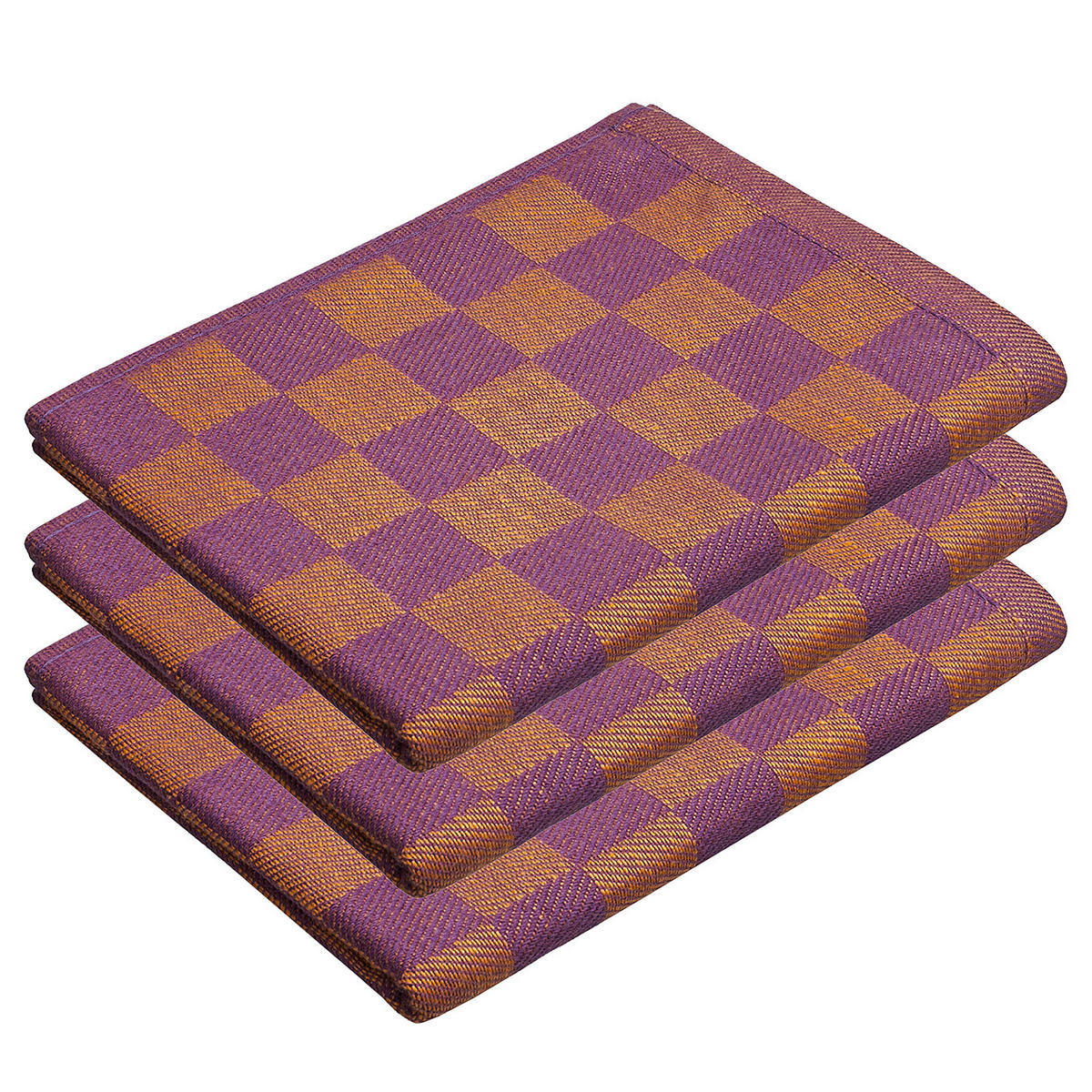 KÜCHENTUCH (3er Set) Checker Style - Flieder, Textil (50/67cm) - Butlers