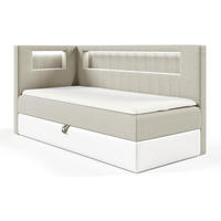 KINDERBETT GARETH 3 - Beige/Weiß, Holzwerkstoff (93/212cm) - Meblini