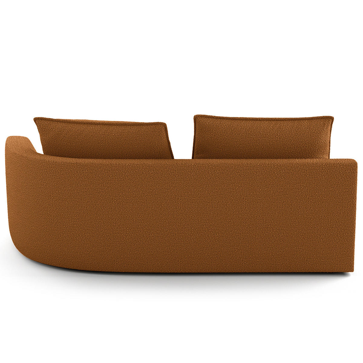 OTTOMANE - modular - Beige/Schwarz, Kunststoff/Textil (196/82/146cm) - home24