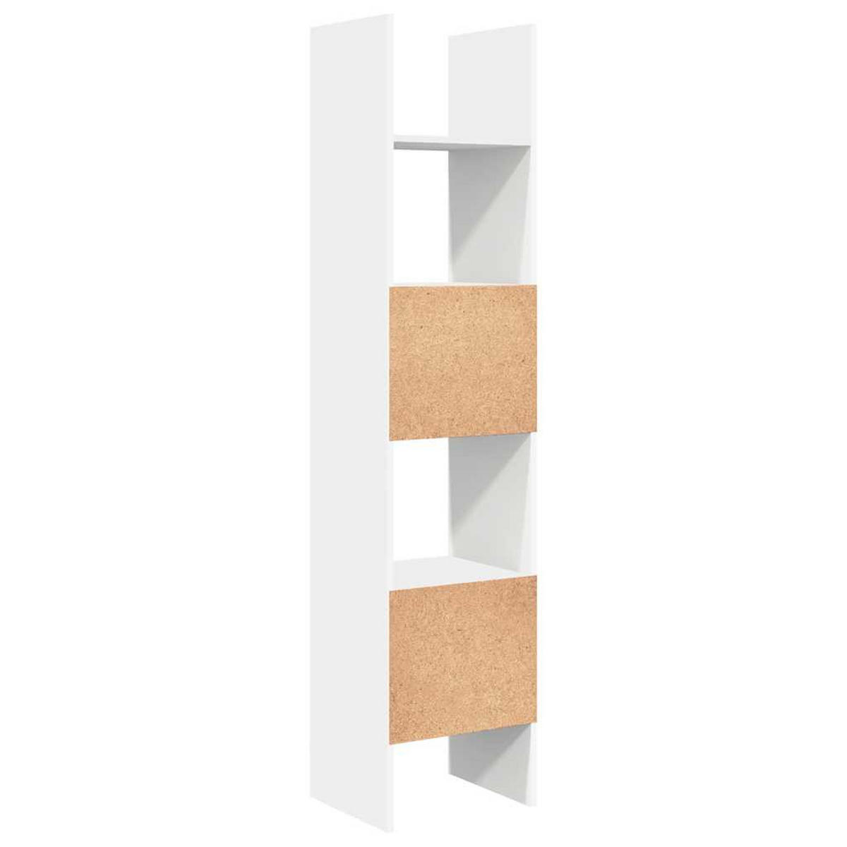 BÜCHERREGAL Weiss 40/35/180 Cm Holzwerkstoff - Weiß, Holzwerkstoff (35/180/40cm) - vidaXL