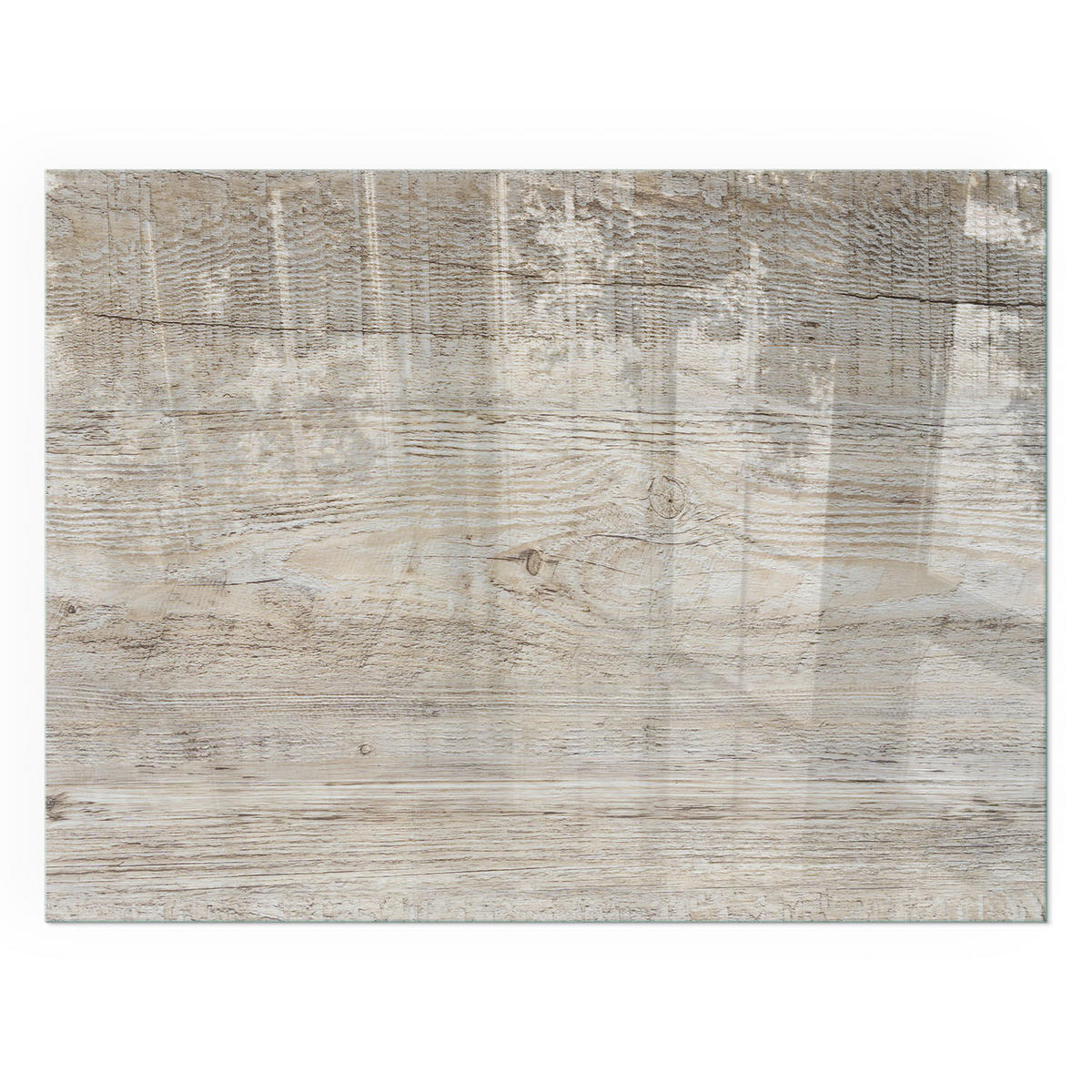 GLASPLATTE für Kamin 80x60 cm - Beige, Glas (80/60/0.4cm) - TULUP