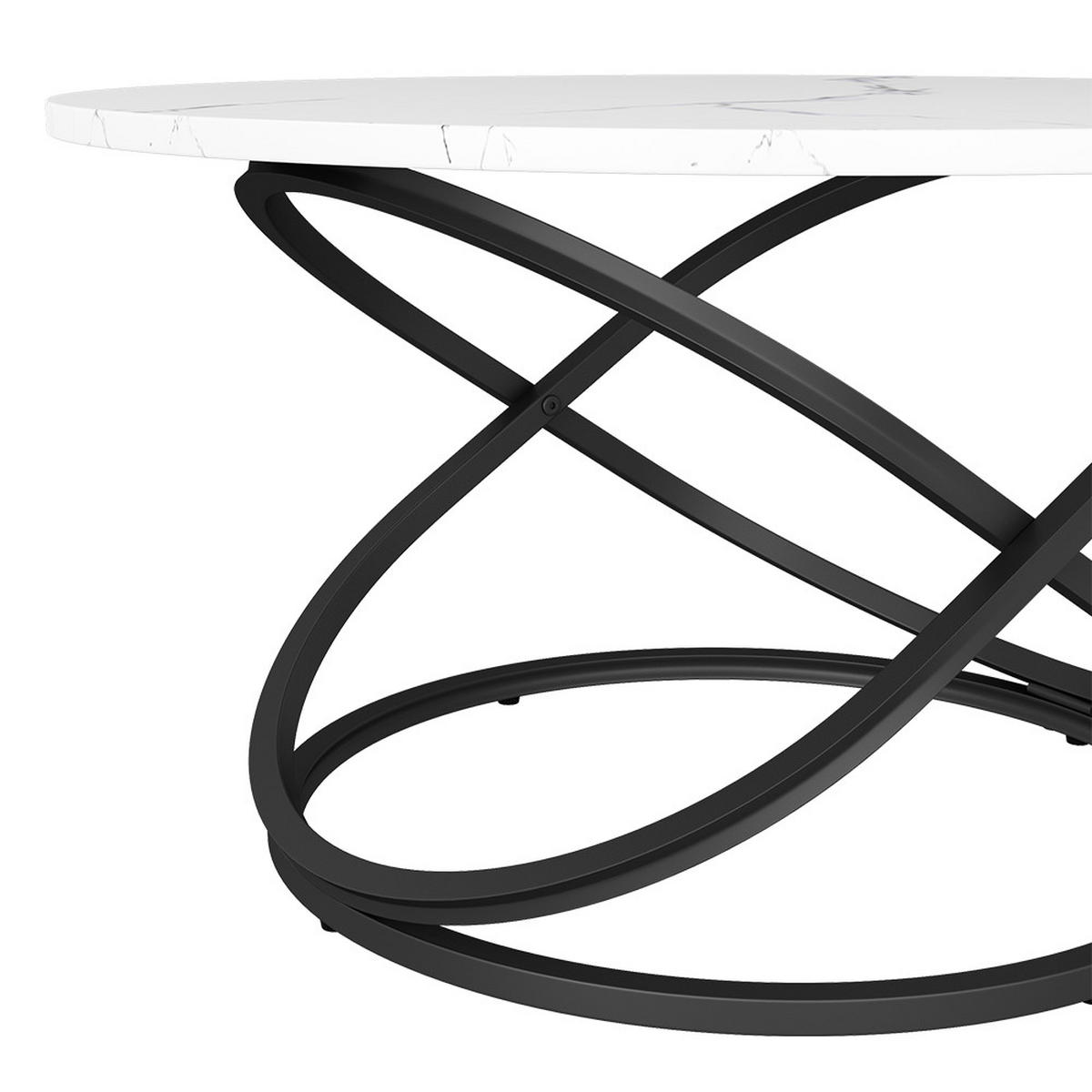 COUCHTISCH Calgary Weiß 79.5 x 62 cm mit großer Arbeitsfläche - Weiß, Holzwerkstoff (62/79.5/46cm) - Vicco