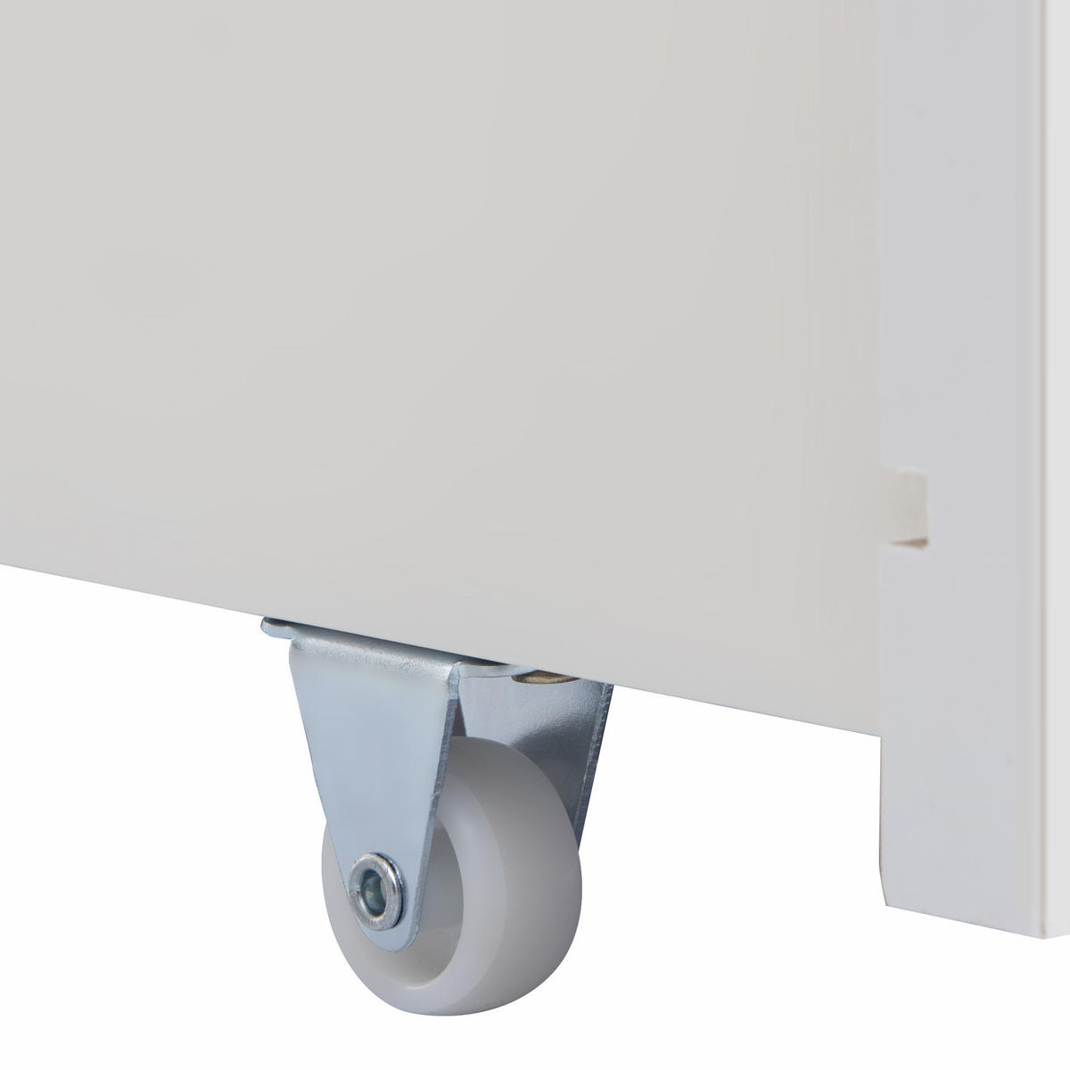 KINDEREINZELBETTEN aus Massivholz 90x200 cm in Weiß mit Schubladen & Bücherregal - Weiß, Holz (90/200cm) - Modfu