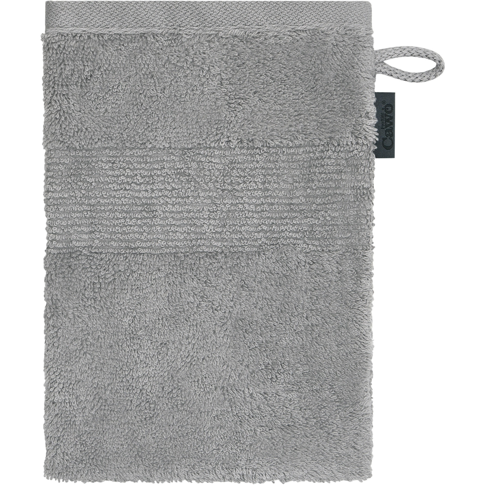 HANDTÜCHER THE LUXURY 5000 METAL - 735 - Grau, Textil (16/22cm) - Cawö