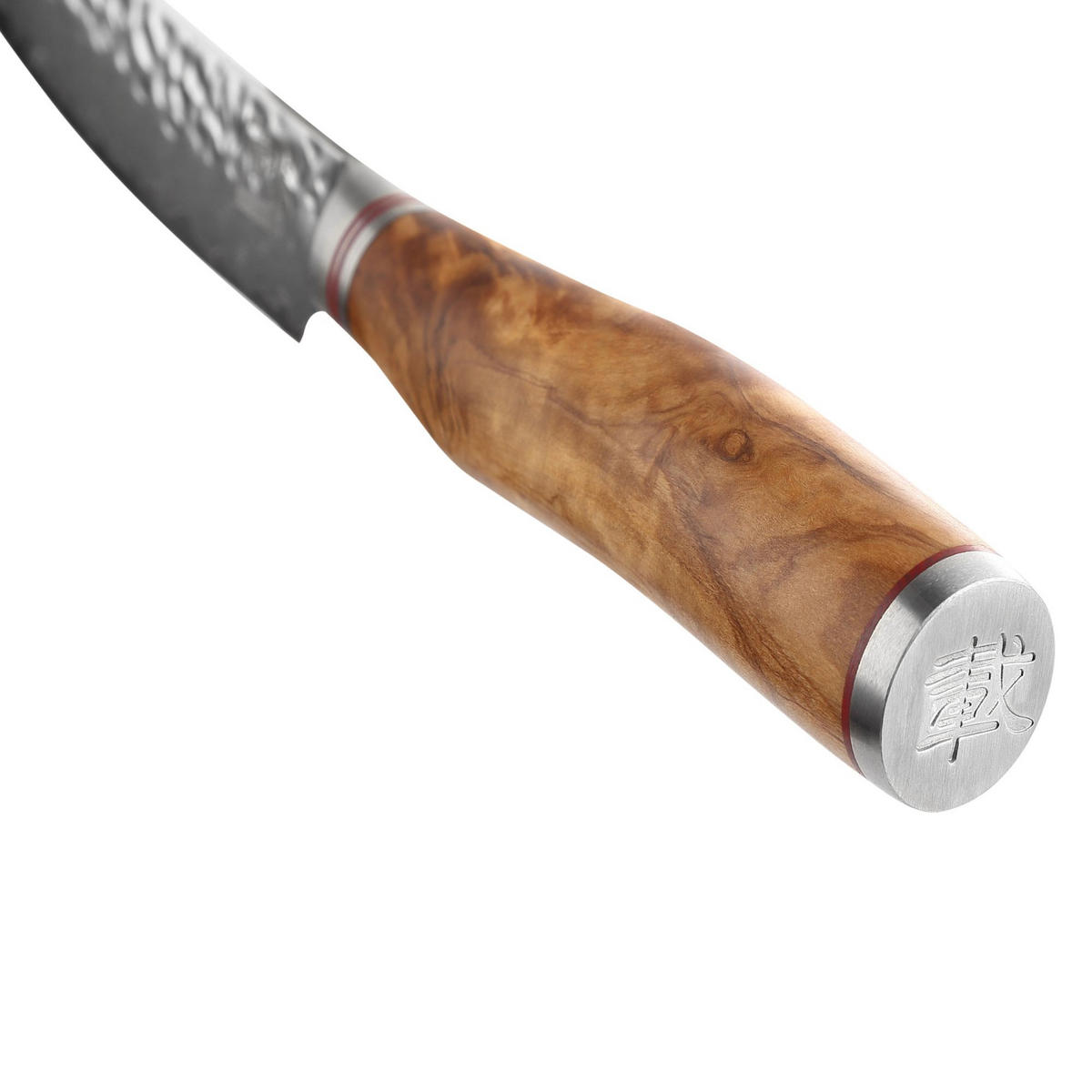 STEAKMESSER 12 cm - Braun, Holz/Metall (34cm) - Zayiko