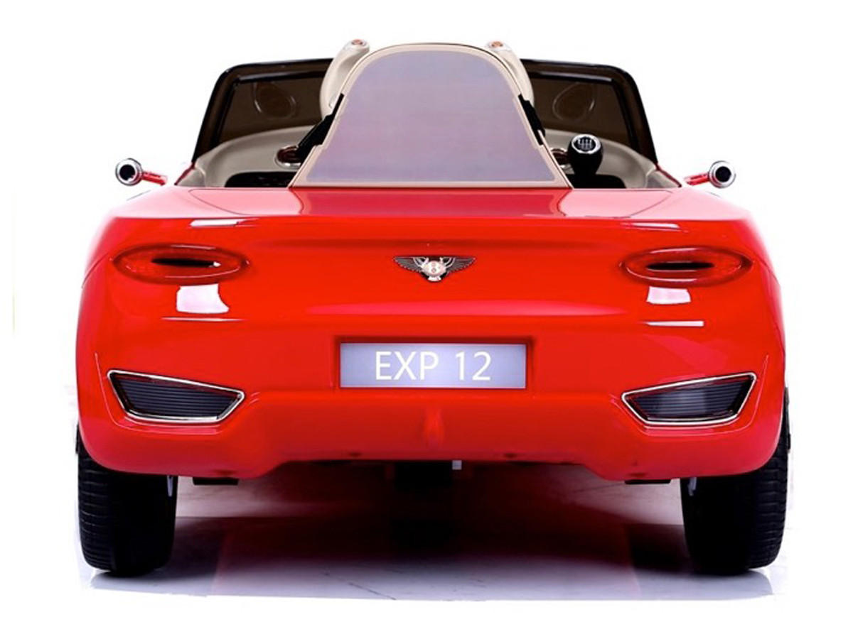 KINDER ELEKTROAUTO Bentley EXP 12 rot - Rot, Kunststoff (108/60/43cm) - TPFLiving