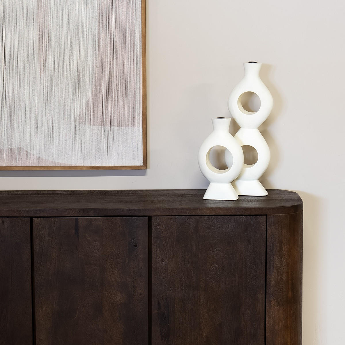 SIDEBOARD aus Mangoholz 150cm, dunkelbraun - Braun, Holz (150/76/40cm) - Giga Meubel