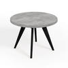 ESSTISCH LORA, Durchmesser: 110 / 210 cm Atelier Hell / Schwarz - Hellgrau/Schwarz, Holz (110/210/76cm) - Dekori_Interiors