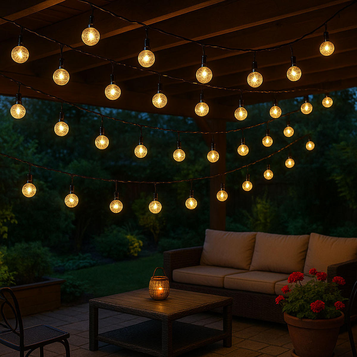 LED AUSSENLEUCHTE Kugel Schwarz Kunststoff - Schwarz, Kunststoff (280/1.8/1.8cm) - Globo Lighting