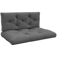 SESSELAUFLAGEN Grau 1 Stück - Grau, Kunststoff (80/12/120cm) - GiPP