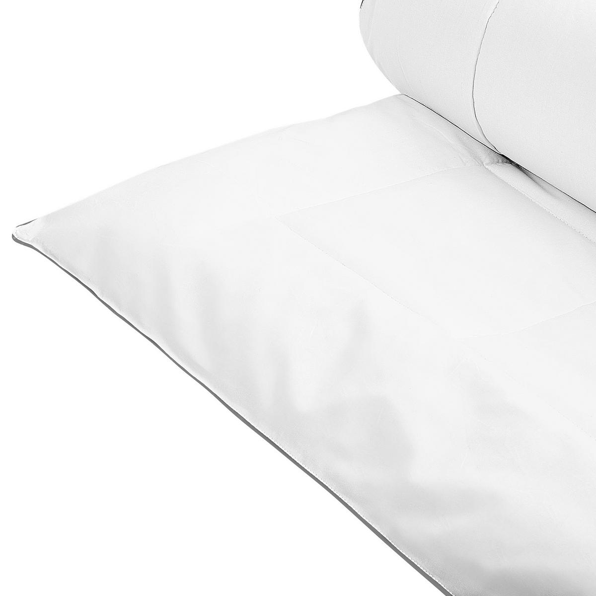 PŘIKRÝVKA Mikrofaser Středně teplá 135/200 cm Howerla - bílá, textil (200/135cm) - Beliani