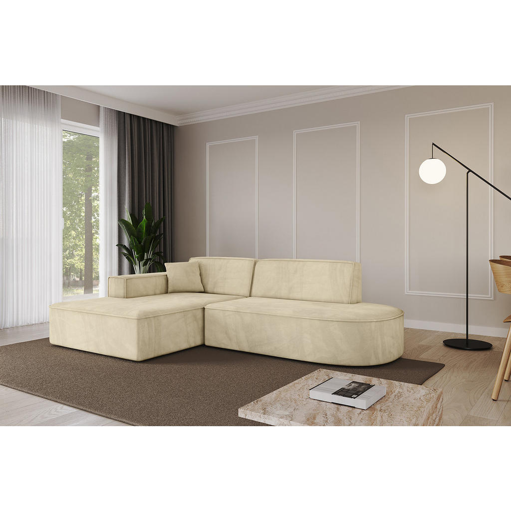 Thumbnail - Altdecor Ecksofa, Taupe, Textil, 3-Sitzer, 232x165 cm, Wohnzimmer, Sofas & Couches, Wohnlandschaften, Ecksofas