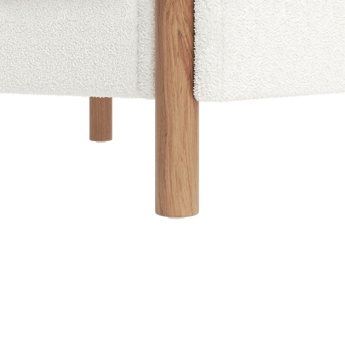 SESSEL 87/88.5/83 cm White aus Teddy mit abnehmbarem Sitzkissen - Weiß, Textil (83/88.5/87cm) - OKMYHOME