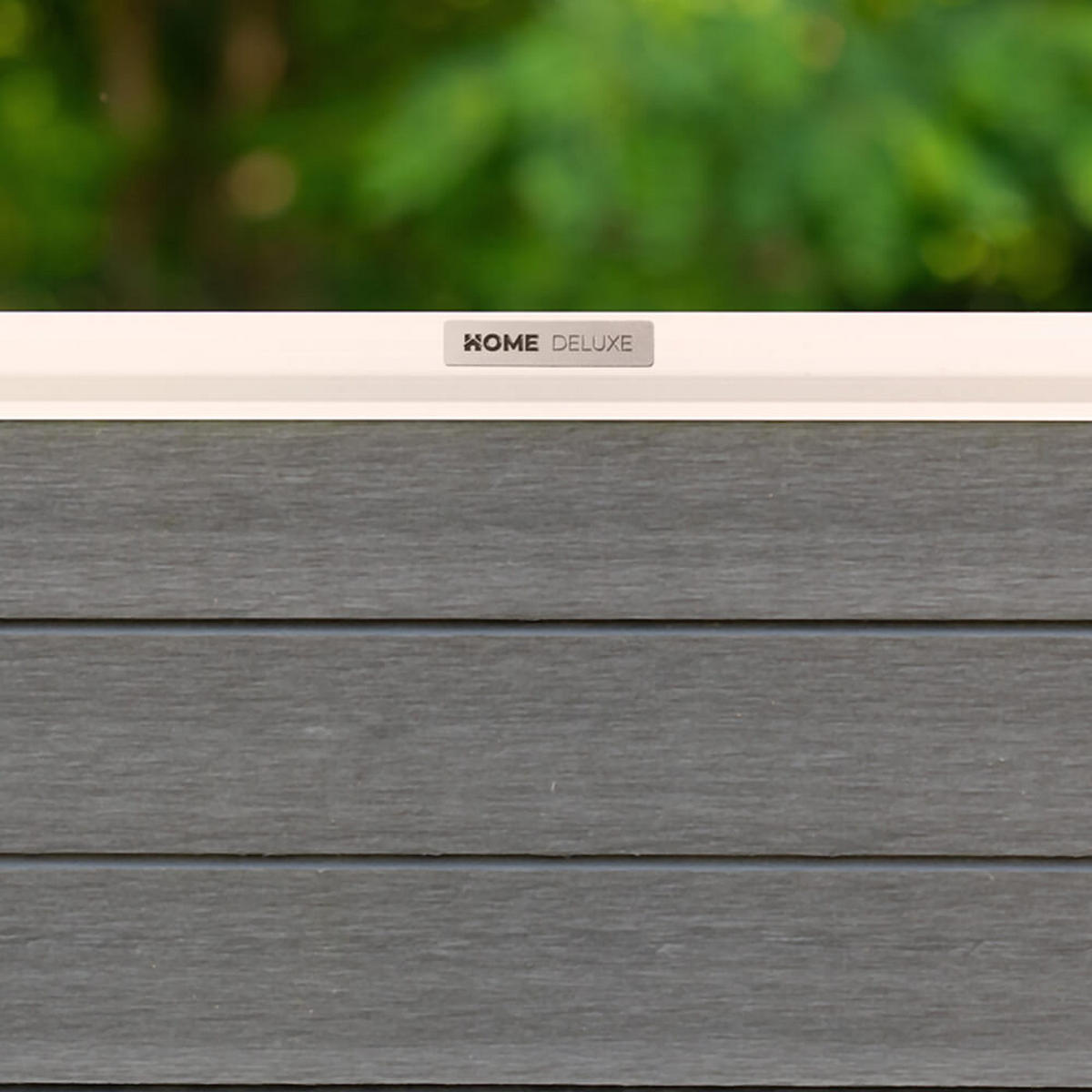 SICHTSCHUTZZAUN CALLADO - 1 x Element + 2 x Pfosten, ohne Schrägelement - Anthrazit, Kunststoff (170/180cm) - Home Deluxe