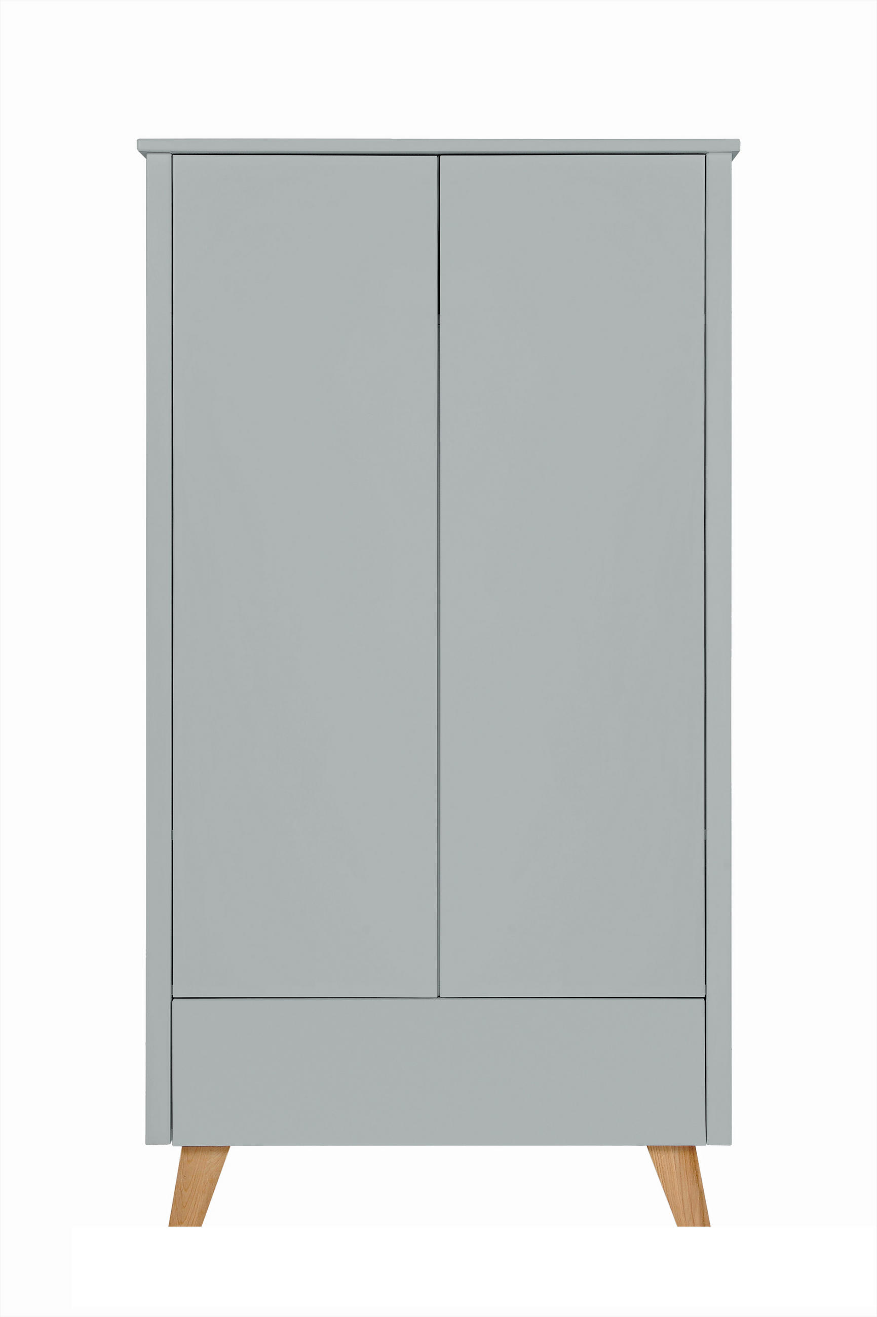 DJEČJA GARDEROBA Zara_2, 2-vrata – idealna za dječju sobu - siva, drvni materijal (94/176/51.5cm) - RAUMHIRSCH FURNITURE