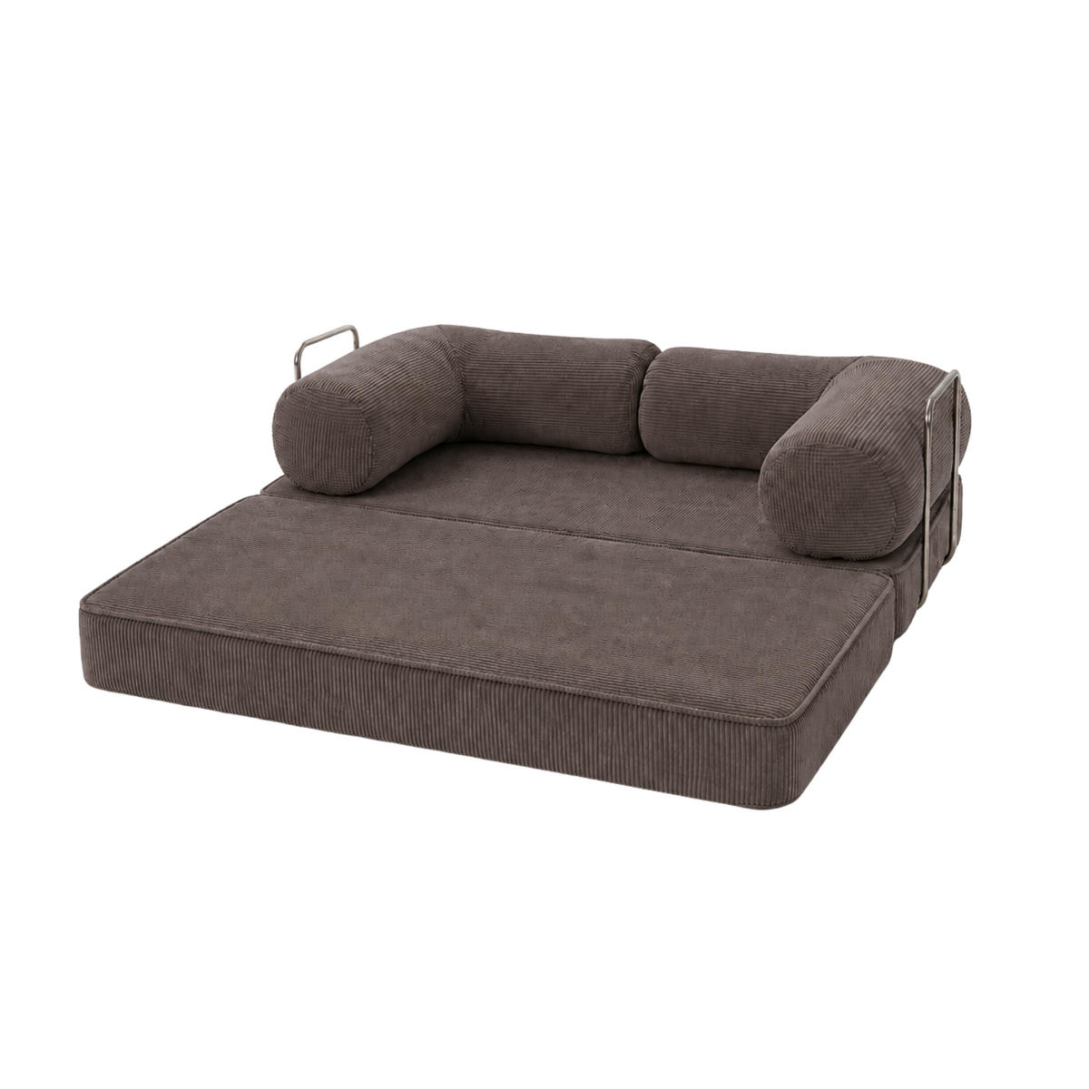 PREMIUM Lounge Sofa mit modernem Komfort Braun - Braun, Textil (200/70/100cm) - SURB