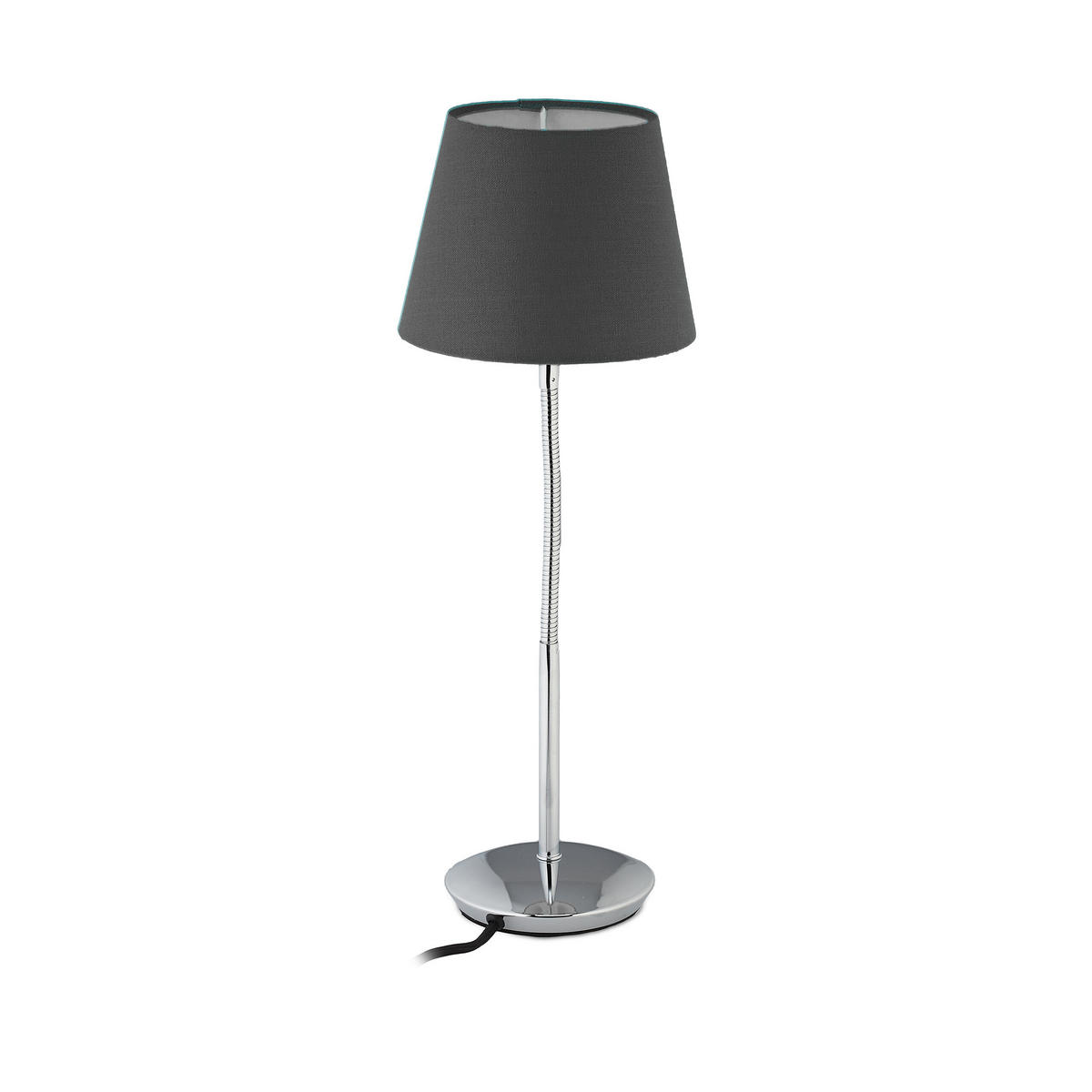 TISCHLAMPE - Multicolor, Textil/Metall (17/17/47cm) - Relaxdays