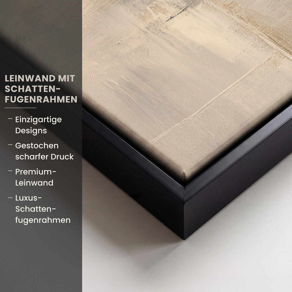 LEINWAND Bilder mit Rahmen - Weltkarte - Gold - Schwarz - Abstrakt - 70x50 - Kupferfarben, Textil (70/50cm) - MuchoWow