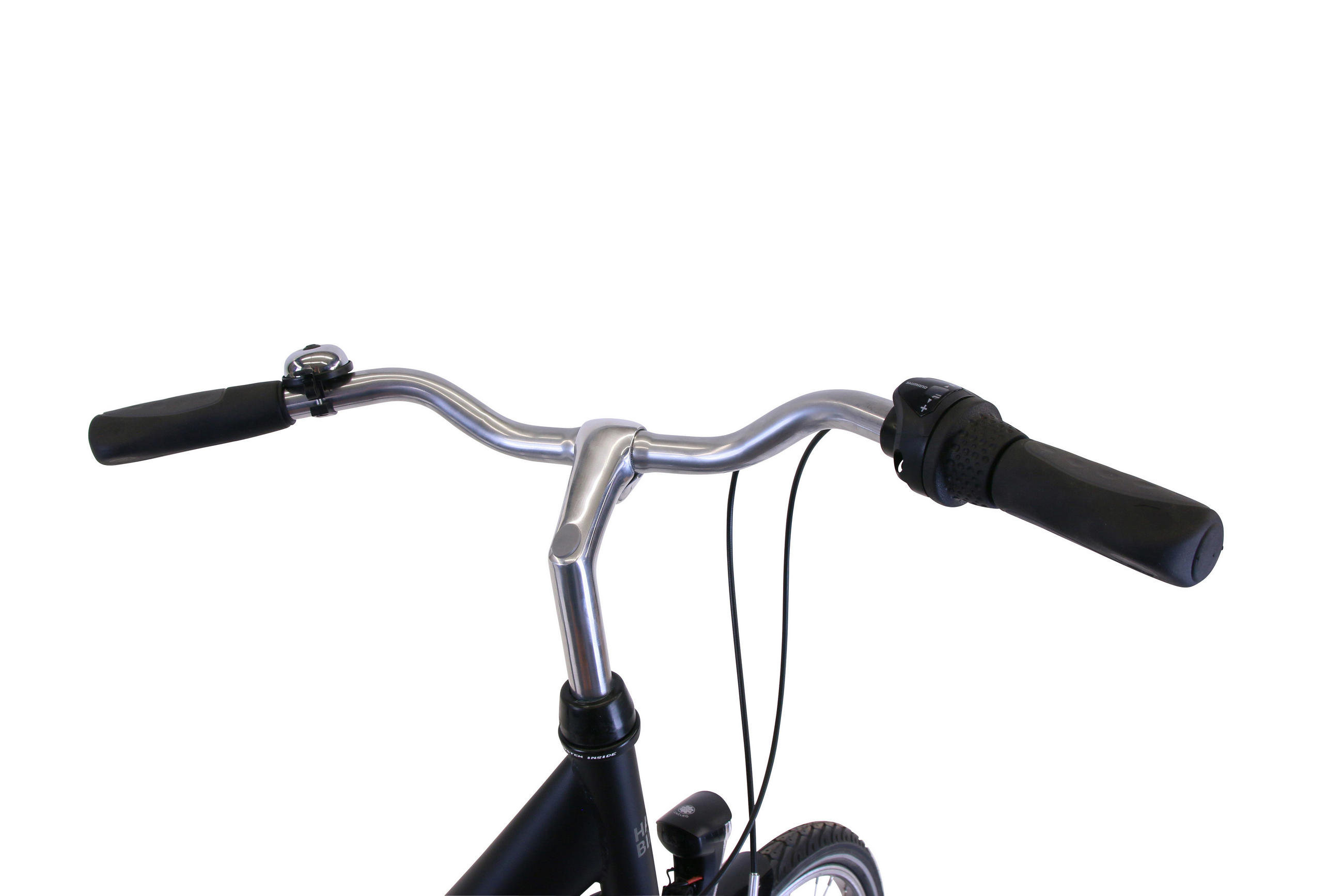 CITYBIKE City Wave Premium Black 3 Gang 26 Zoll 43cm RF - Schwarz, Metall (43cm) - Hawk Bikes