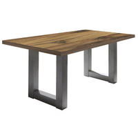 ESSZIMMERTISCH Eila 4 140 x 90 x 75 Esstisch Graphit/Plankeneiche - Alteiche, Holz (140/90/75cm) - 58aufmkessel