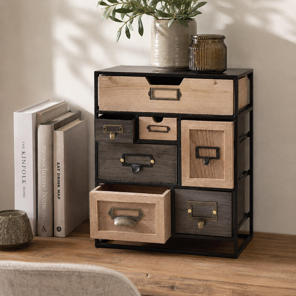 TISCHKOMMODE Braun - Braun, Holz (36/48/18cm) - MCW