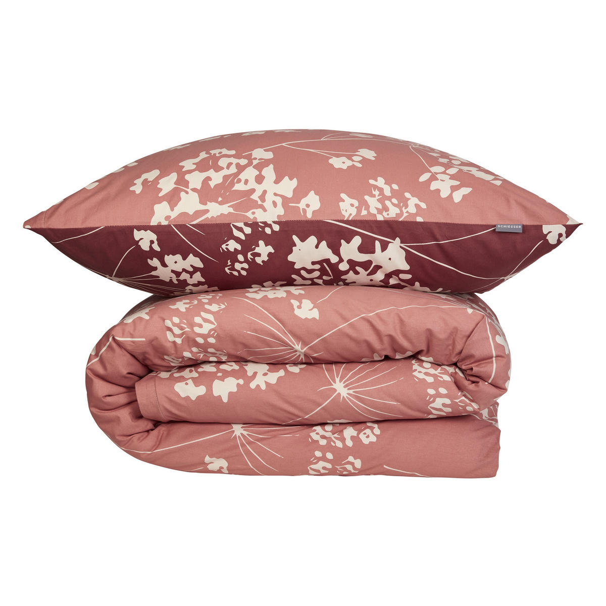 BETTWÄSCHESET Alyssa - Renforcé - 2-teilig - 135 x 200 cm - Altrosa - Altrosa, Textil (135/200cm) - SCHIESSER