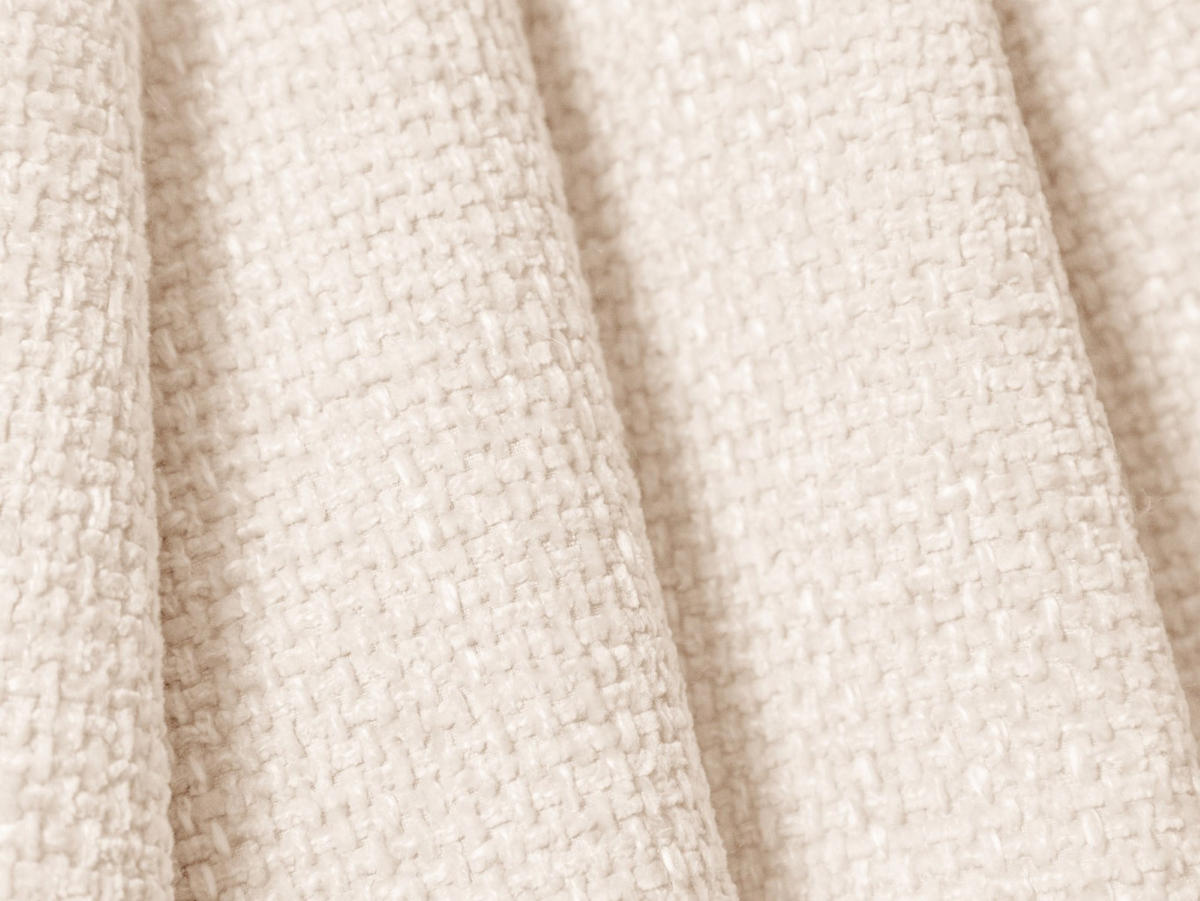 SOFA Lupine aus Chenille-Stoff leichtes beige 2 Sitzplätze - Creme, Textil (95/70/200cm) - Micadoni