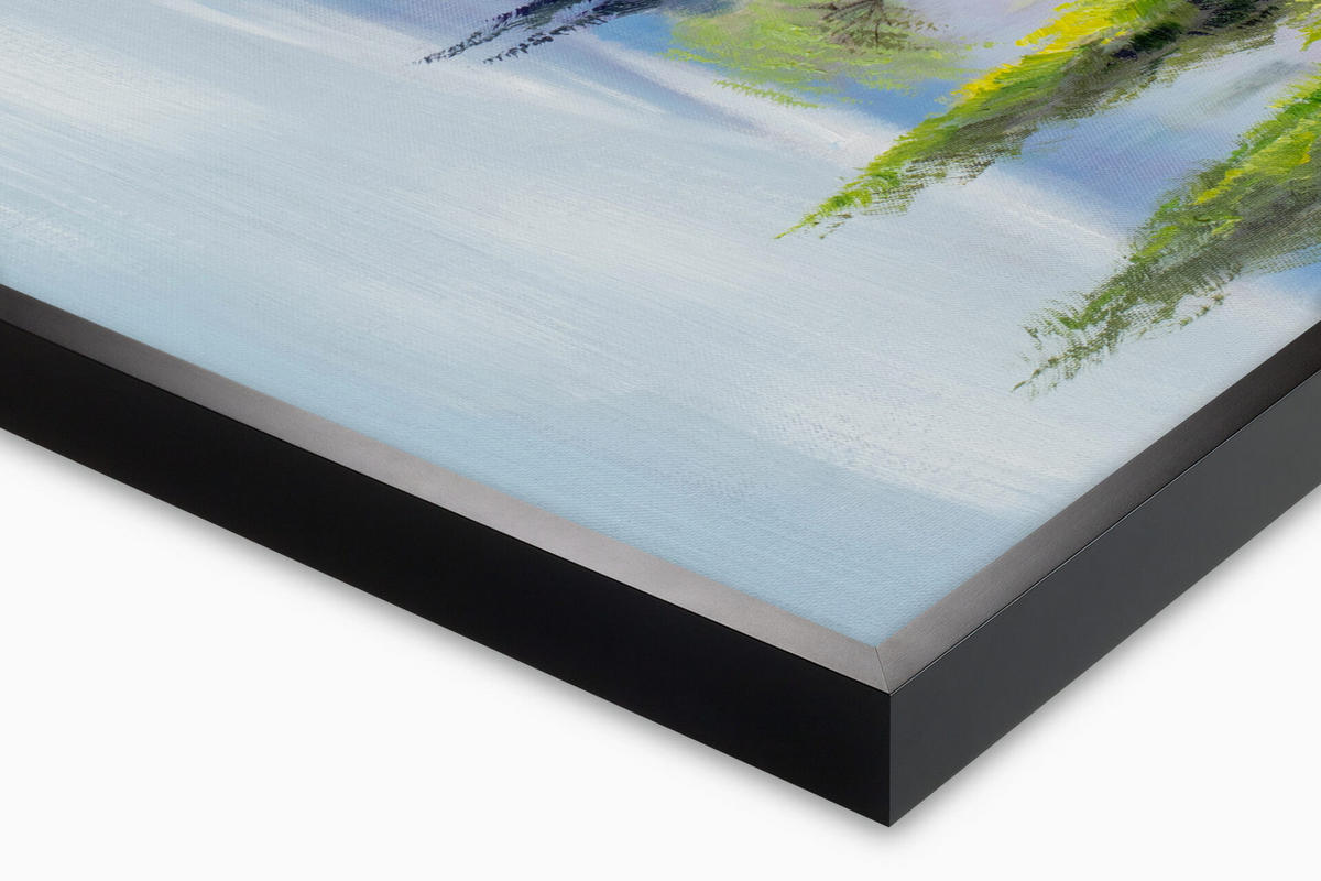 ACRYLBILD HANDGEMALT 90/60 cm - Lila/Grün, Holz/Textil (90/60cm) - KUNSTLOFT