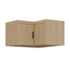 AUFSATZSCHRANK Storicos Geölte Eiche 97,8/55/97,8 cm - Modern, ideal für Ecken - Eichefarben, Holzwerkstoff/Kunststoff (97.8/55/97.8cm) - AX Living