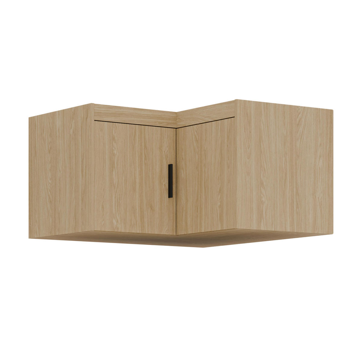 AUFSATZSCHRANK Storicos Geölte Eiche 97,8/55/97,8 cm - Modern, ideal für Ecken - Eichefarben, Holzwerkstoff/Kunststoff (97.8/55/97.8cm) - AX Living