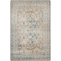 VINTAGE-TEPPICH mit abgenutztem Blumenmuster Carry 67x100 cm - Blau, Textil (67/100cm) - Nazar Rugs