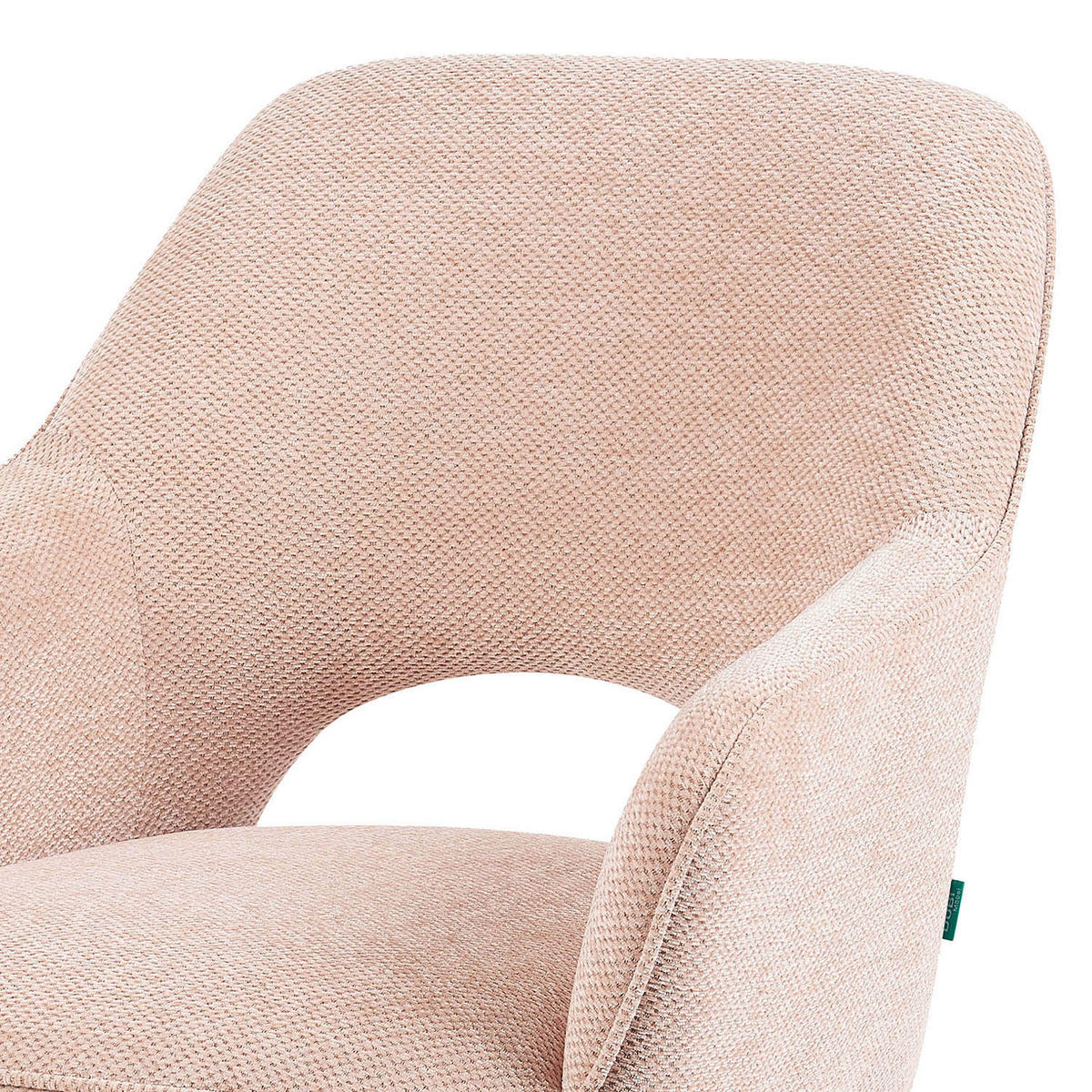 DREHSTUHL Mika-Lena 2er-Set - Nussbaumfarben/Rosa, Eichenholz/Holz (60/87/65cm) - DUBI Möbel