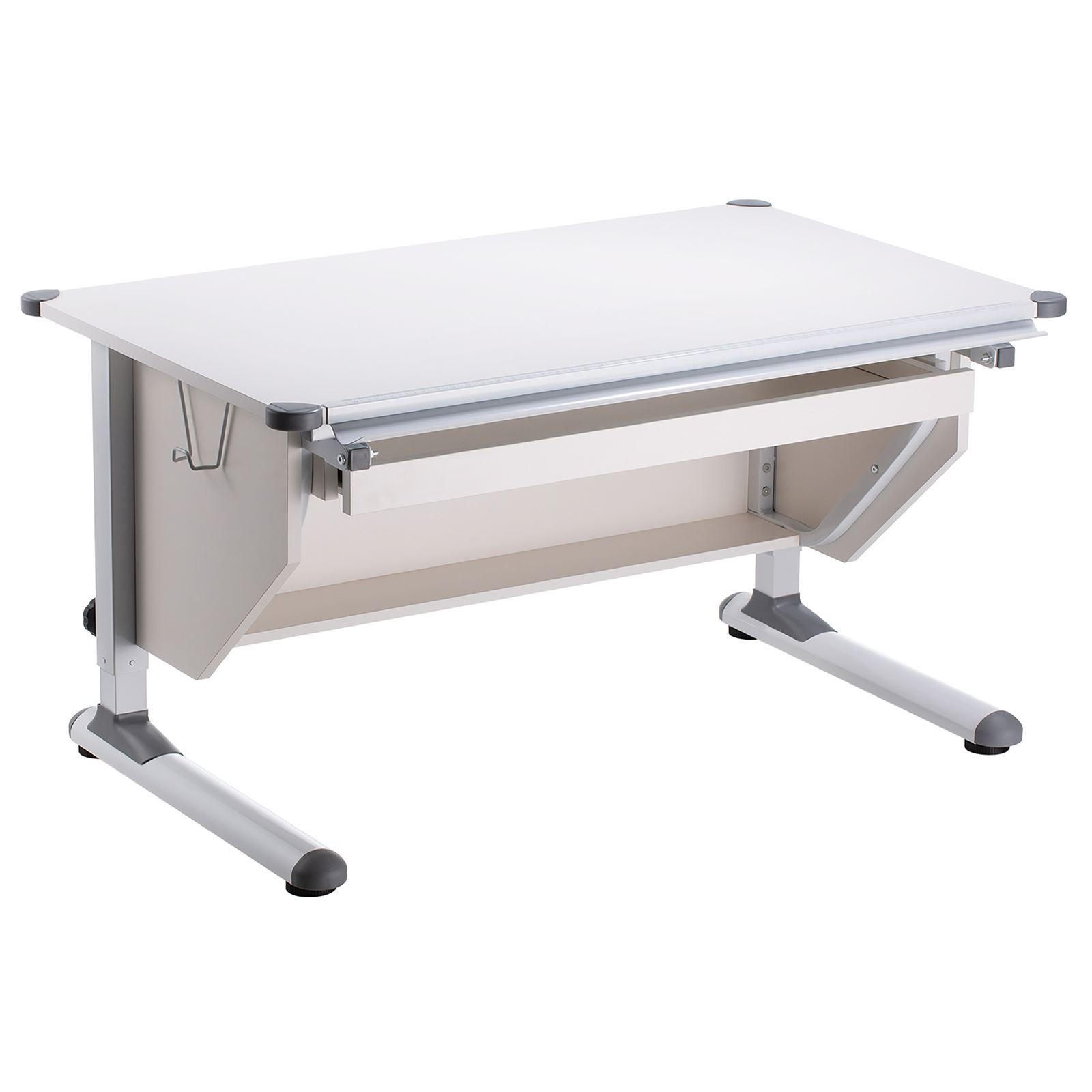 KINDERSCHREIBTISCH PHILIPP - Weiß, Metall (110/76/73cm) - CARO-Möbel