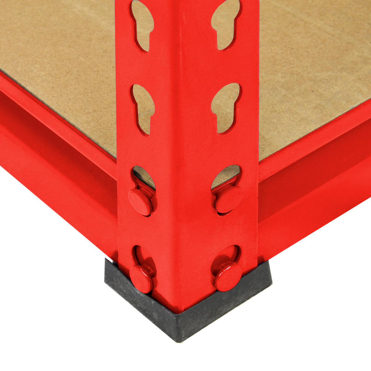 LAGERREGAL 90 CM - Rot, Metall (90/180/45cm) - Monster Racking