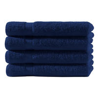 HANDTUCH 50x100 cm Frottier Handtücher im 4er Set aus 100% Baumwolle, Navy Blau 500g/m2 - Dunkelblau, Textil (50/100cm) - Carpe Sonno