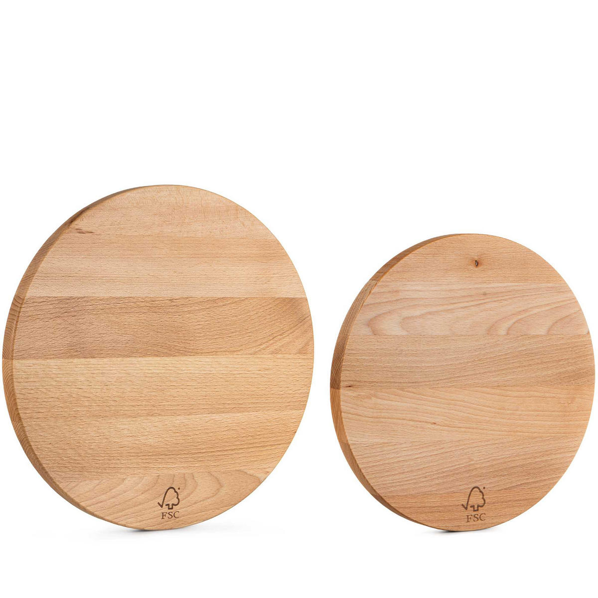 SCHNEIDEBRETT Holz Buche geölt LESTE 2-tlg - Buchefarben, Holz (32/32cm) - KONSIMO®