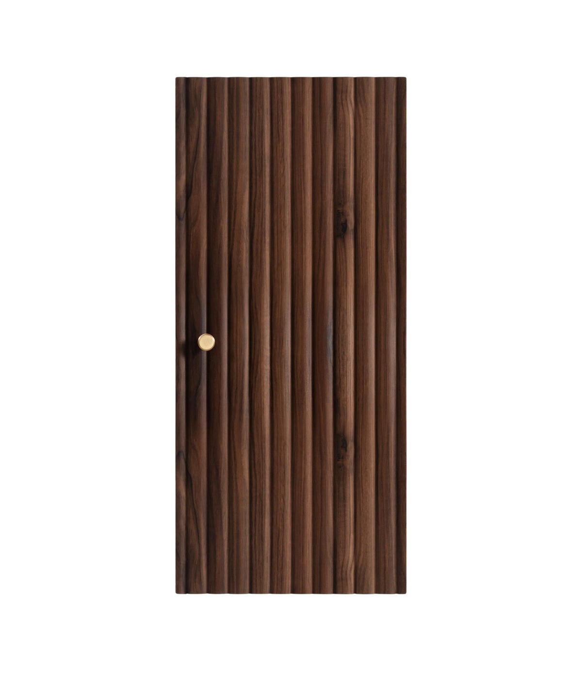 HÄNGESCHRANK BELLO geriffelt Walnuss 35/68/27 cm - Walnussfarben, Holzwerkstoff/Metall (35/68/27.2cm) - Rodan