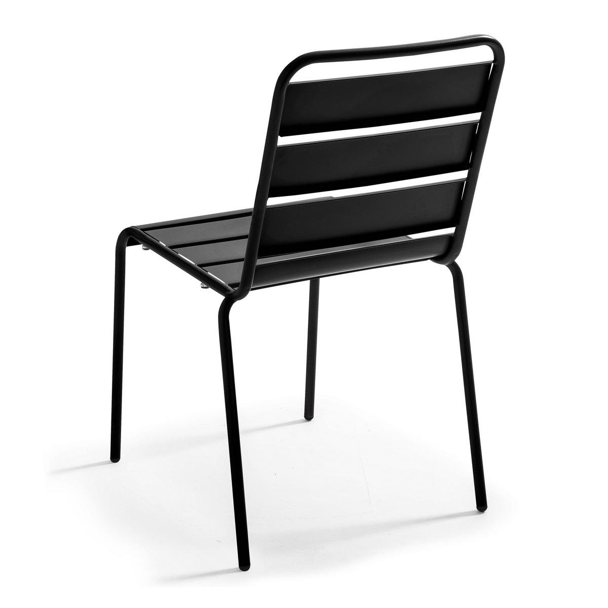 GARTENSET 3-tlg., Schwarz - Schwarz, Metall - Oviala