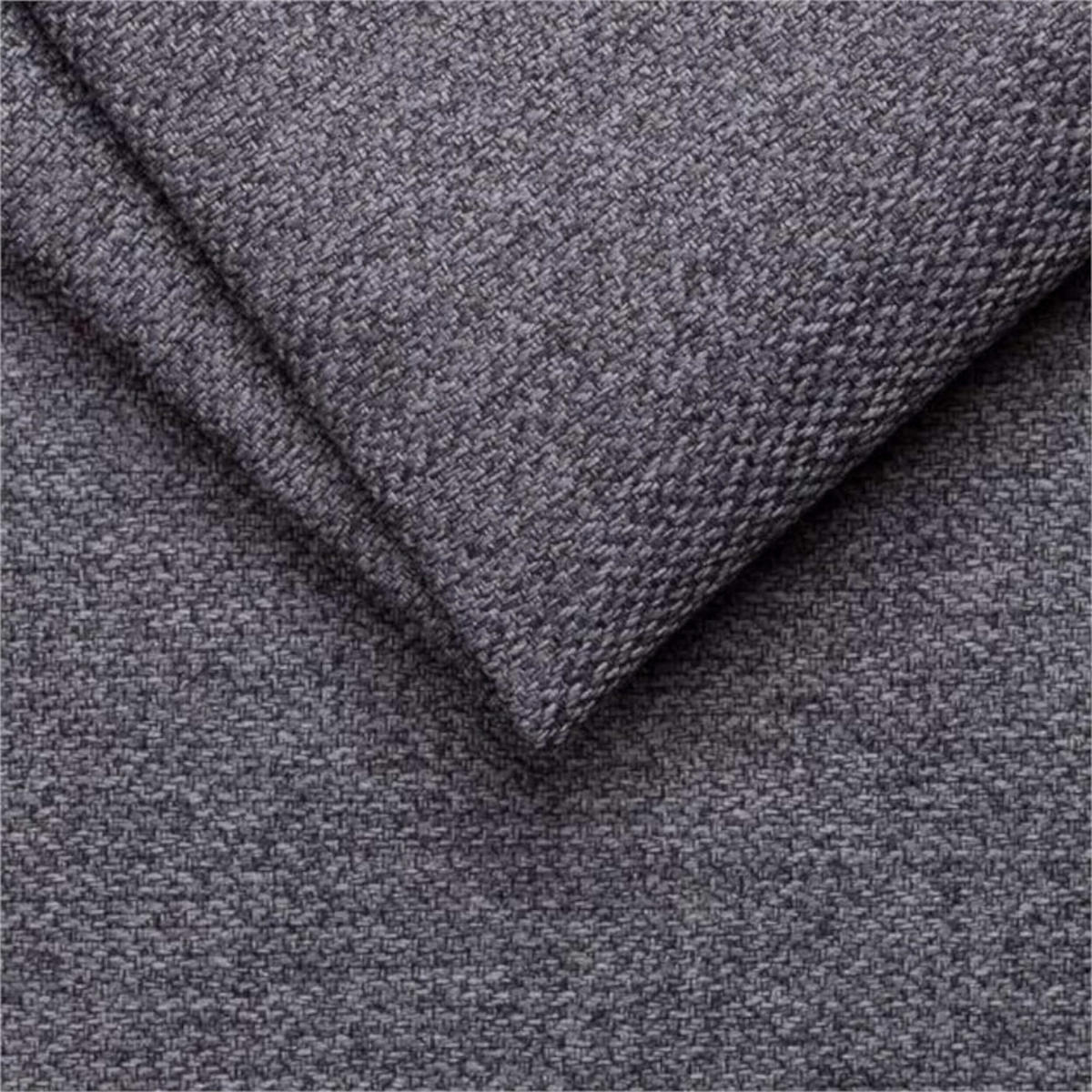 ECKSOFA mit Schlaffunktion Luka L Twist 20 - Grau - Rechts - Silberfarben/Grau, Holzwerkstoff (260/168cm) - Möblo