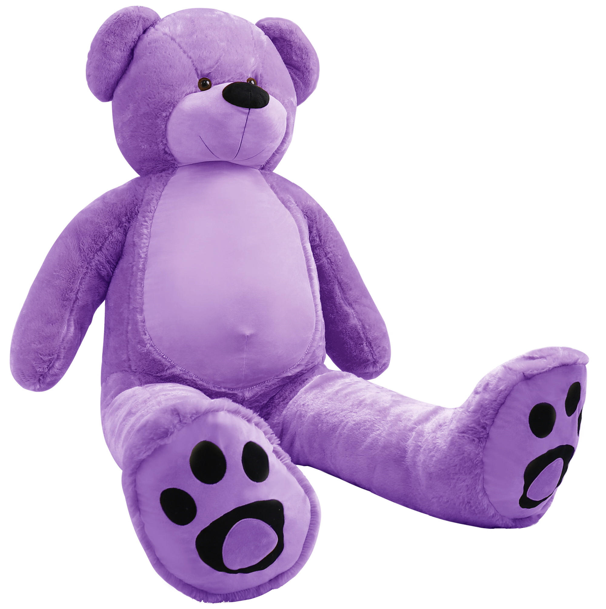 PLÜSCHTIER Riesen Teddy XXL Lila 183cm - Lila, Textil (60/50cm) - Vercart