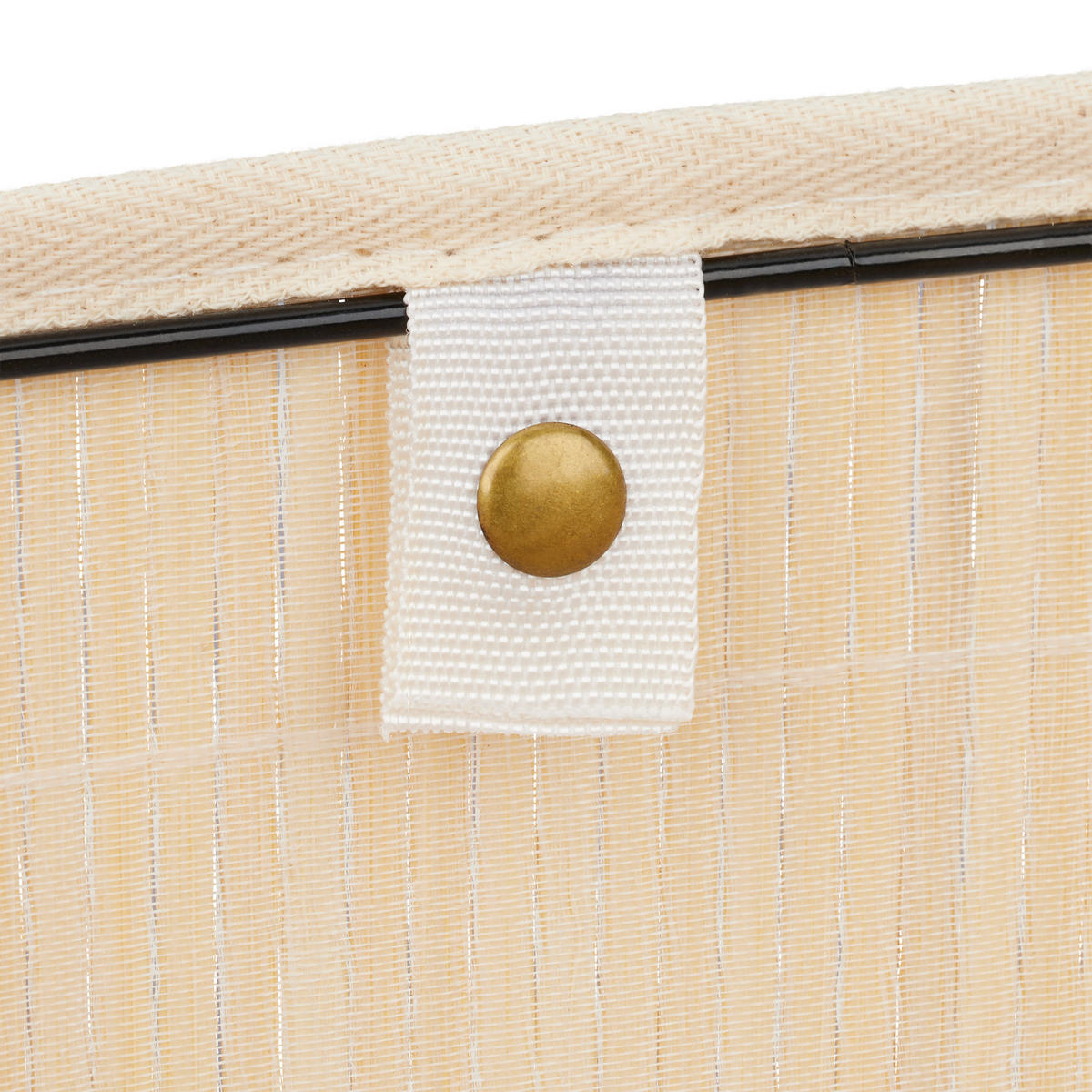 BROTKORB - Multicolor, Holz/Textil (34/16/24cm) - Relaxdays