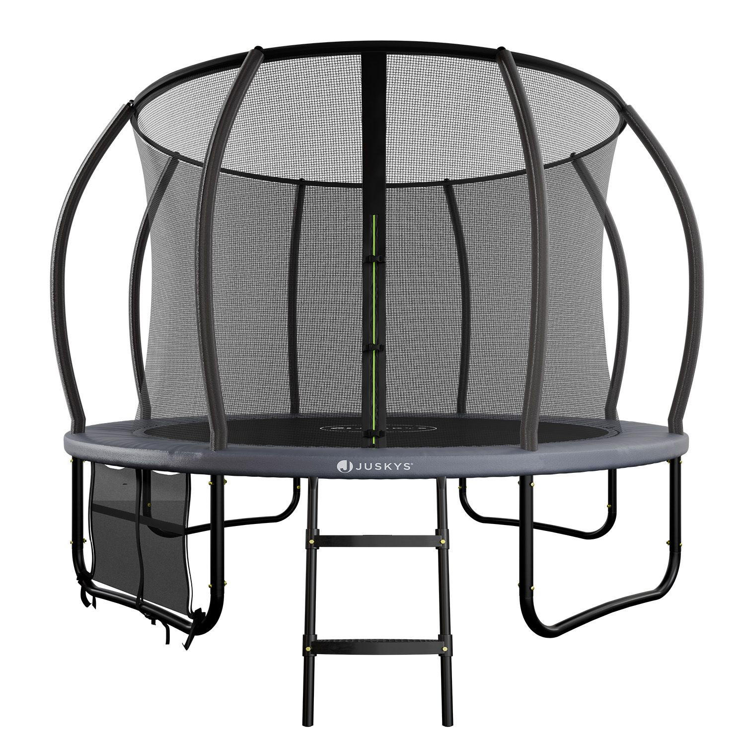 TRAMPOLIN SkyBounce M 305cm schwarz - Schwarz, Metall (305/305/256cm) - Juskys