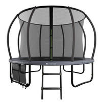 TRAMPOLIN SkyBounce M 305cm schwarz - Schwarz, Metall (305/305/256cm) - Juskys