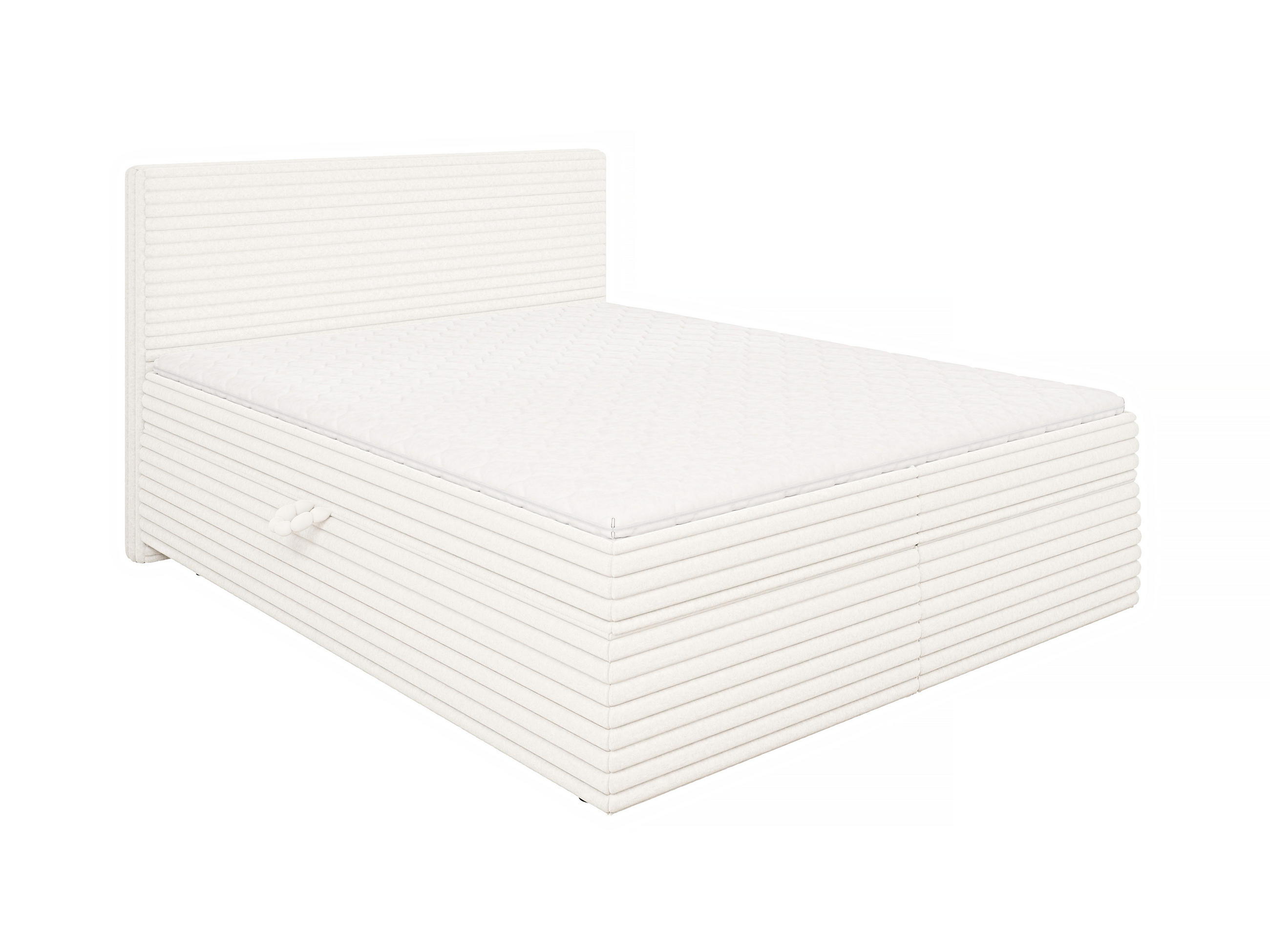 S-Style Boxbett Beige 160x200 cm