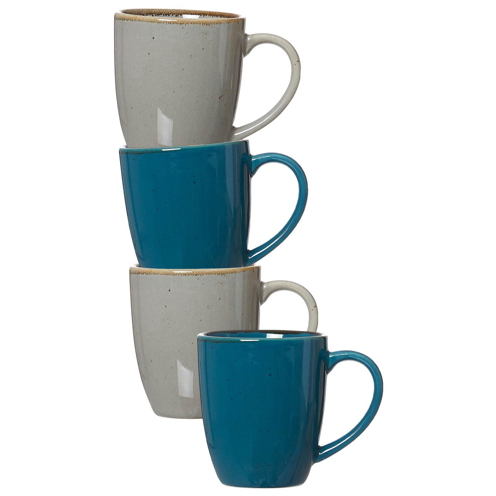 HENKELBECHER Taste bunt 340 ml 4er Set - Multicolor, Keramik (0.34L) - Ritzenhoff Breker