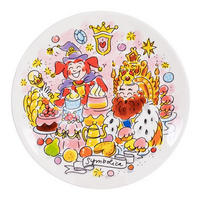 KUCHENTELLER Symbolica in Bunt - 18cm - Multicolor, Keramik (18cm) - Blond Amsterdam