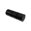 ENDSTÜCKE FÜR GARDINENSTANGEN 20 mm Ø, Elanto Schwarz, Packung 2 Stück - Schwarz, Metall (6.4/2.4/2.4cm) - INTERDECO
