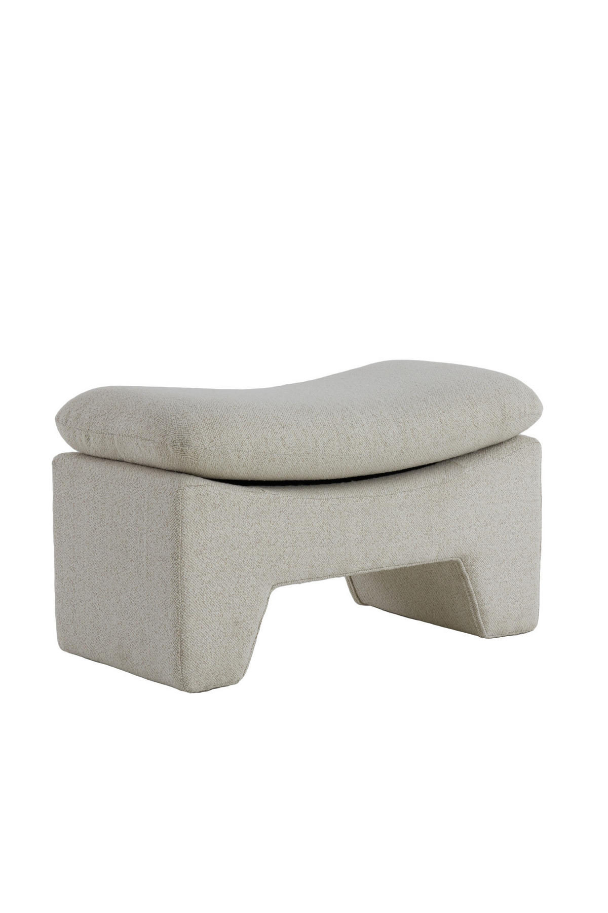POEF Dasha Braun 80/40/48,5 cm - Beige, Holz (40/48.5/80cm) - Light & Living